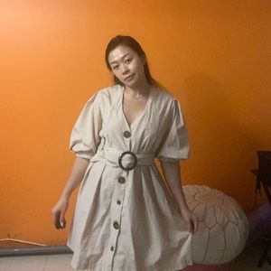 Simple “safari” styled dress